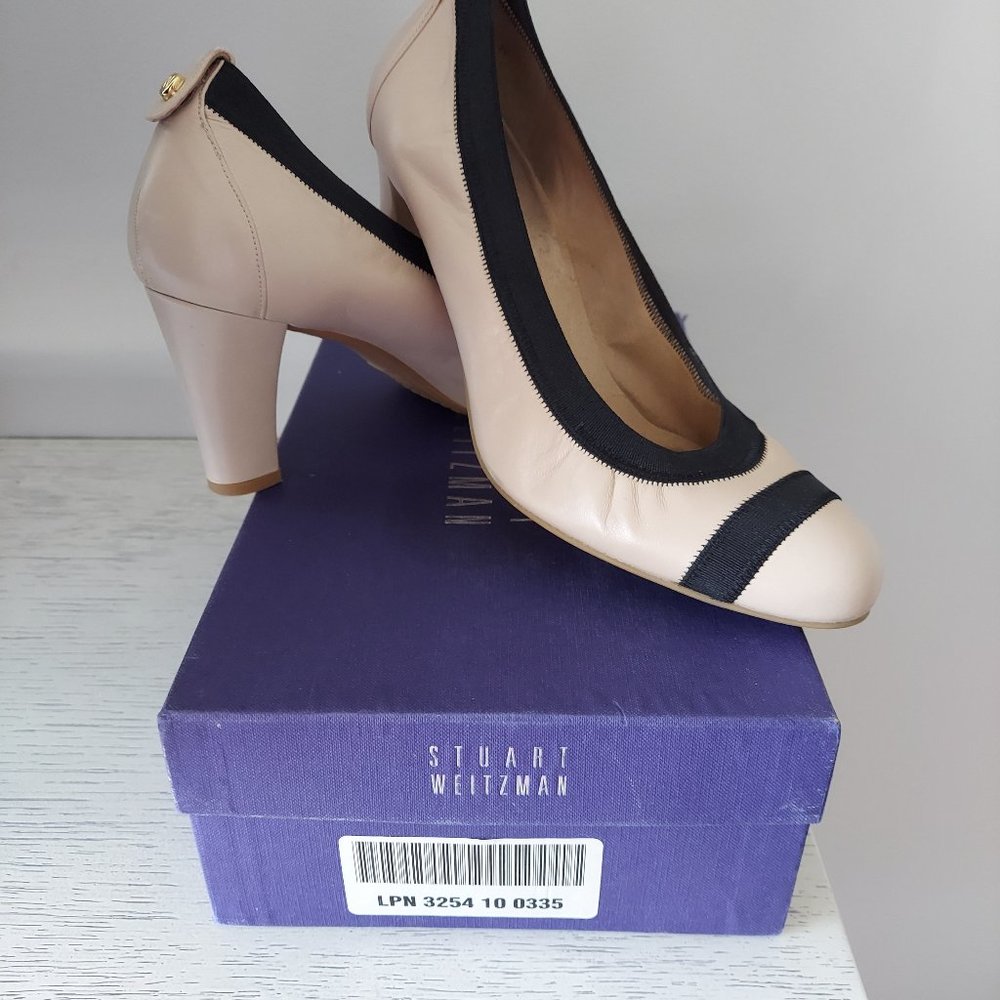 Stuart Weitzman easily pan nappa pumps